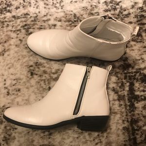 White booties